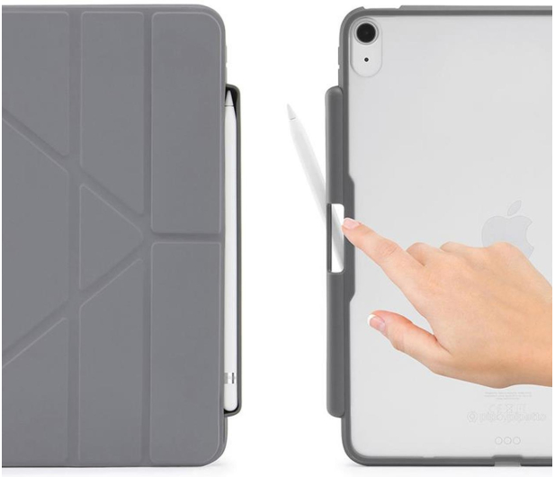 Pipetto Origami Pencil Case do iPad 2022 (10. gen.) dark grey PIP053-50-V - 1185404 - zdjęcie 2